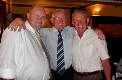 Larry Keegan
Captain Jonathan Smith and sponsor Gay Smith presenting the prize to runner-up Larry Keegan.
