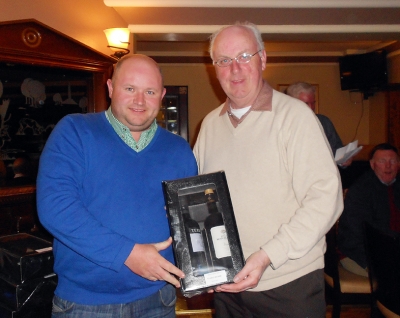 Donal Doherty
Second in Class 2, Donal Doherty picking up his prize from Captain Jonathan Smith
