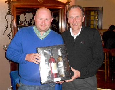 John Fitzgerald
The winner of Class 1 John Fitzgerald getting his prize from Captain Jonathan Smith
