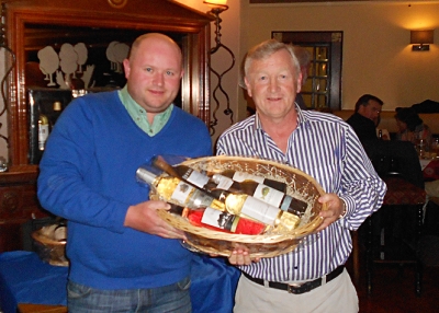 Kieran O'Brien
The winner of the Heritage outing Kieran O'Brien receiving his prize from Captain Jonathan Smith
