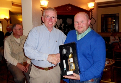 Sean Murtagh
Best Front nine went to Sean Murtagh - here with Captain Jonathan Smith
