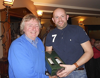 Mick McKenna & Jason Smith 
Sponsor Mick McKenna presenting Jason Smith with his prize for 3rd in Class 2.
