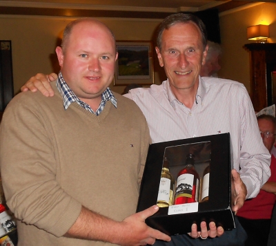 John Fitzgerald
Captain Jonathan Smith presenting John Fitzgerald with the prize for winning Class 1
