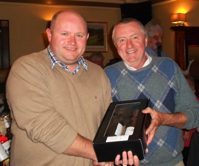 Mick McKenna
Captain Jonathan Smith presenting Mick McKenna with the prize for 2nd in Class 1
