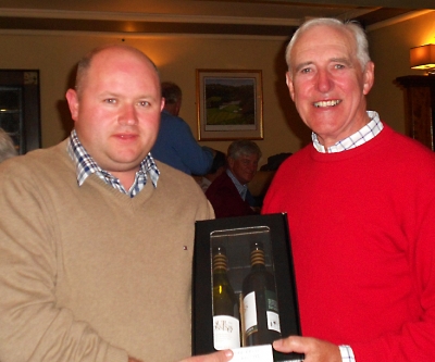 Norbert Kellett
Captain Jonathan Smith presenting Norbert Kellett with the prize for 3rd in Class 3
