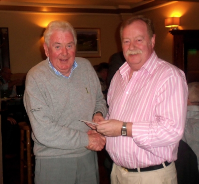 Ray O'Gorman - Best Front 9
Captain Dan O'Shea presenting the prizes
