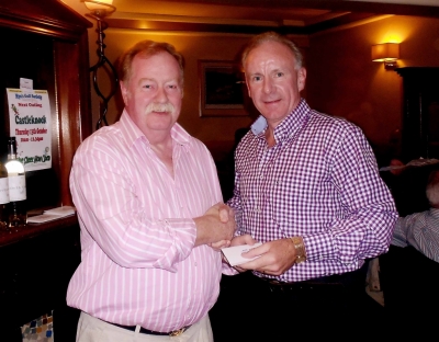 SÃ©amus Cowman - 1st in Class 1
Captain Dan O'Shea presenting the prizes
