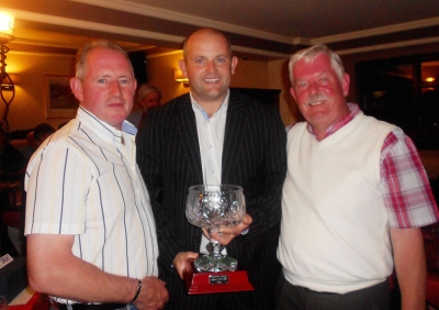 John O'Grady - runner-up
The runner up on the day, John O'Grady with sponsor Peter Smith and Captain Jason Smith
