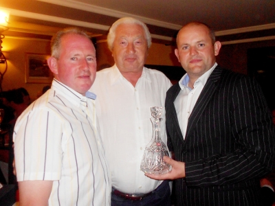 Rory Toal - 2nd in Class 2
Rory Toal, 2nd in Class 2, with sponsor Peter Smith and Captain Jason Smith.
