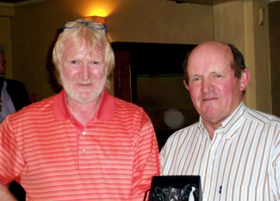 The Winner
President Brian Smith and the overall winner of the President's Prize at Druid's Glen, Leo Harte.
