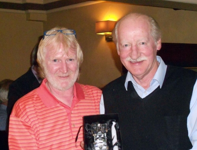 Longest Drive
President Brian Smith  with Ken Quin, winner of the longest drive
