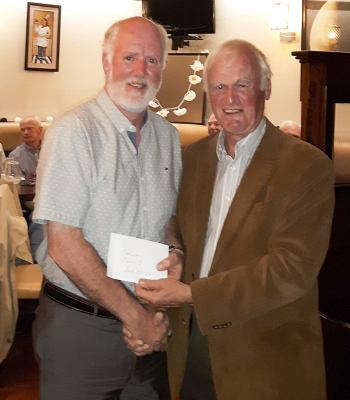 President Maurice Carbery and Aidan Browne, 3rd in Class 1
