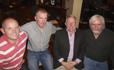 Jason Smith, Ken O'Reilly, Gay Smith and Ronan Quinan
