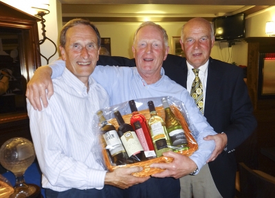 Don Spollen - runner up
Don with John Fitzgerald on behalf of our sponsors, the Castleknock Tennis Players and President William Fitzgerald
