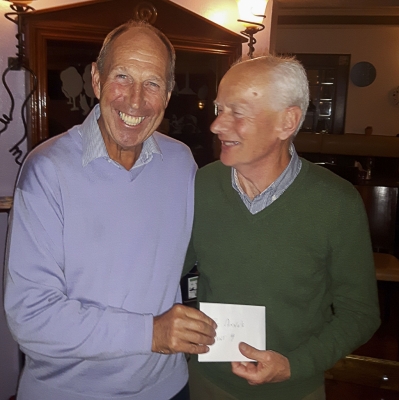 Ger O'Hea
Captain Liam Delaney presenting  Ger O'Hea with the prize for best front 9
