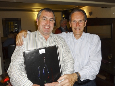 Jed Thompson - winner of Division 3
Jed receiving his prize from John Fitzgerald on behalf of our sponsors, the Castleknock Tennis Players.
