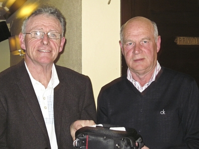 Leo Lennon Maher
President William Fitzgerald presenting Leo Lennon Maher with the overall winners prize
