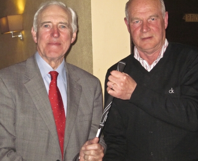 Norbert Kellett
President William Fitzgerald presenting Norbert Kellett with the prize for 3rd in Class 3
