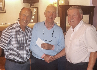 Norbert Kellett - best front nine with Ray Devlin and Captain Liam Delaney
