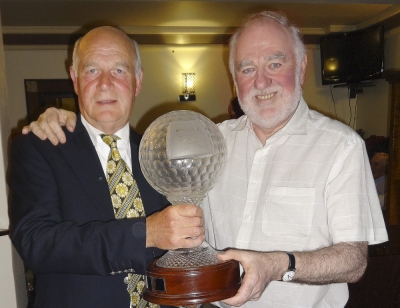 Paul O'Gorman - overall winner
Paul is presented with the President's Trophy by President William Fitzgerald
