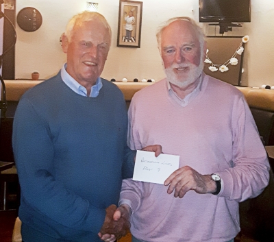 Paul O'Gorman
Paul O'Gorman winner of the front nine with President Maurice Carbery
